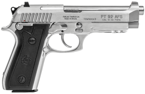 PISTOLA TAURUS PT 92 INOX – CALIBRE 9MM - 18 TIROS - Comprar Armas Paraguai